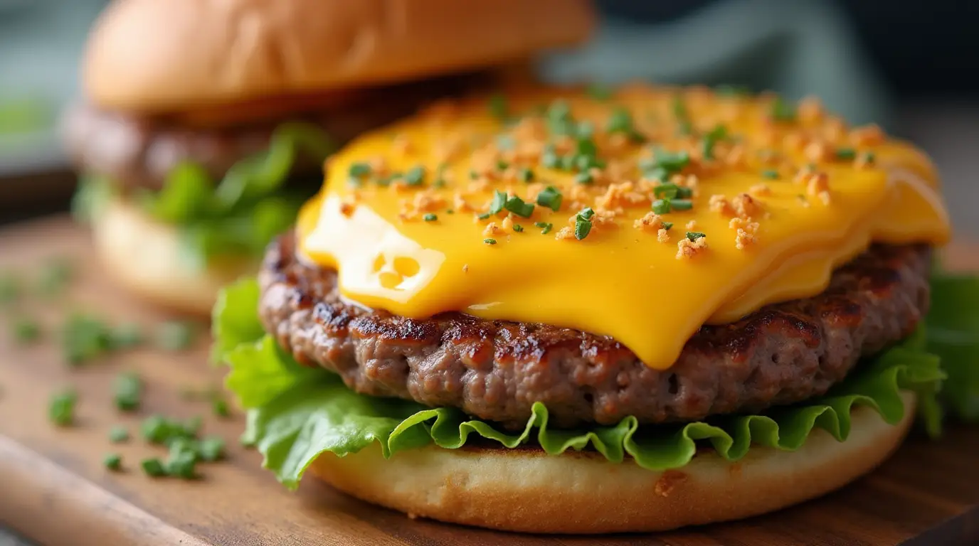 Cheeseburger-Auflauf: Schnelles Abendessen – Ein köstlicher Cheeseburger-Auflauf, perfekt für ein einfaches Abendessen.